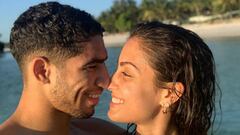 Hiba Abouk y Achraf Hakimi... ¿se van a casar?