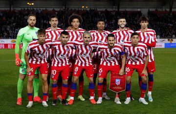 Equipo del Atlético de Madrid.