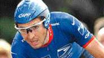 Roberto Heras, en la contrarreloj.