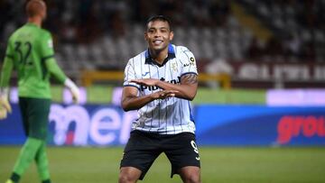 Luis Muriel en un partido de Atalanta en Serie A