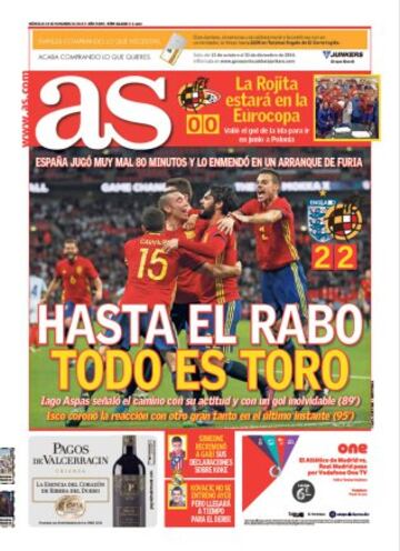 Las portadas de AS de noviembre