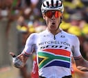 Impey celebra con Sudáfrica su primera victoria en el Tour