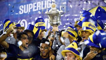 Boca fans celebrate back-to-back titles