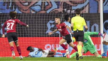 05/12/21 PARTIDO PRIMERA DIVISION  CELTA DE VIGO - VALENCIA  GOL HUGO DURO 1-1 ALEGRIA