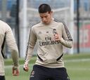 James Rodríguez entrena diferenciado en el Real Madrid