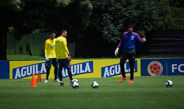 La Selección Colombia entrena en Bogotá pensando en el amistoso del domingo contra Perú. 