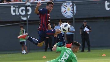 El delantero de Cerro Porte&ntilde;o volvi&oacute; a ser titular y marc&oacute; en su primer remate al arco con una excelente definici&oacute;n. D&iacute;a inolvidable para la promesa paraguaya.