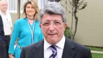 Cerezo, presiente del Atl&eacute;tico