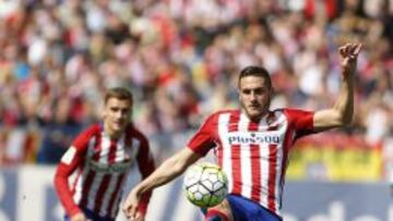 Koke juega su partido 50 en Europa con el Atleti con 24 años