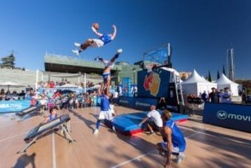 Las canastas más impresionantes corrieron a cargo del equipo de Dunkers.