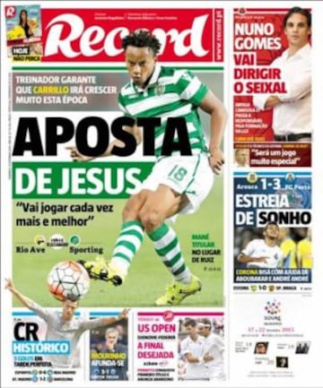 Portadas de la prensa deportiva