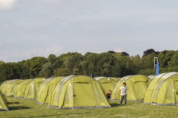 El espectacular camping en Cardiff para los aficionados