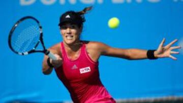 Garbiñe Muguruza se retira de Wuhan por una gastroenteritis
