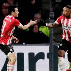 Chucky Lozano da triunfo al PSV con doblete sobre el Groningen