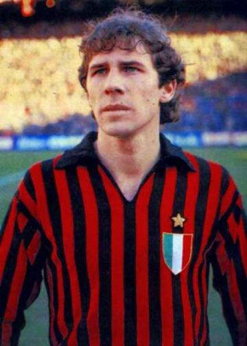 Franco Baresi | Milan: Líder del Milan entre 1978 y 1997. Seis Scudetto, cuatro Supercopas de Italia, tres Champions League, dos Copas Intercontinental, tres Supercopas de Europa.