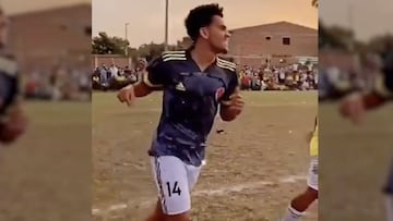 Luis Díaz y su partido en la tierra natal. Lujos en Barrancas