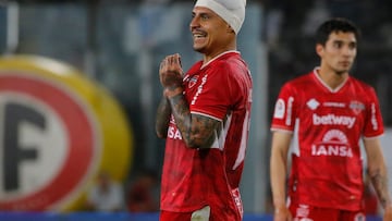 Futbol, Colo Colo vs Nublense.
Fecha 3, campeonato Nacional 2023.
El jugador de Nublense Patricio Rubio es fotografiado durante el partido de primera division contra Colo Colo disputado en el estadio Monumental en Santiago, Chile.
13/02/2023
Jonnathan Oyarzun/Photosport
Football, Colo Colo vs Nublense.
3nd turn, 2023 National Championship.
Nublense's player Patricio Rubio is pictured during the first division match against Colo Colo at the Monumental stadium in Santiago, Chile.
13/02/2023
Jonnathan Oyarzun/Photosport