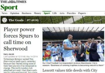 Portadas de la prensa extranjera