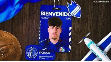 Anuncio del fichaje de Adrián Liso.