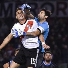 Rendimiento de Santos Borré en la eliminación de River Plate