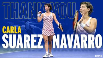 Carla Su¨¢rez dice adi¨®s a los Grand Slams