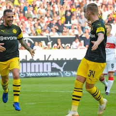 Alcácer sigue en racha y el Dortmund continúa líder