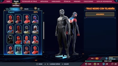 Trajes de Marvel's Spider-Man 2