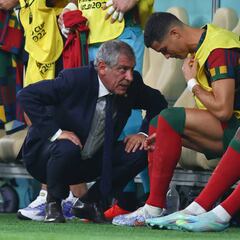 Fernando Santos: “Es cierto, hubo una conversación con Cristiano”