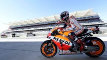 Marc Márquez está siendo rapidísimo en Austin.