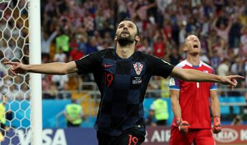 0-1. Milan Badelj celebró el primer gol.