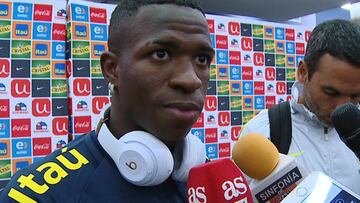 Vinicius: "Todo llegar¨¢, tengo que tener la cabeza tranquila"