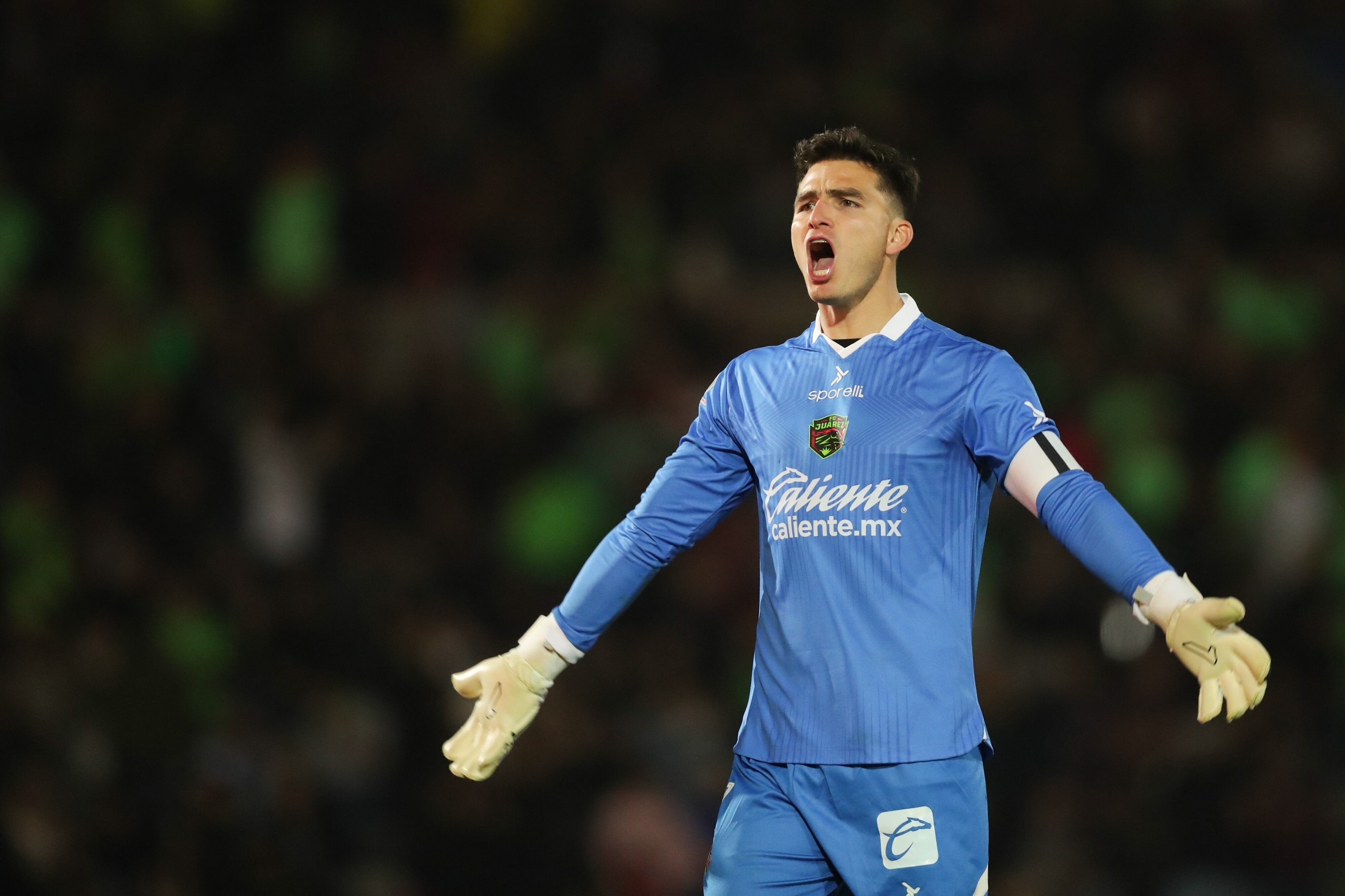 Sebastian Jurado of Juarez during the 6th round match between FC Juarez and Monterrey as part of the Liga BBVA MX, Torneo Clausura 2025 at Olimpico Benito Juarez Stadium, on February 08, 2025 in Ciudad Juarez, Chihuahua, Mexico.