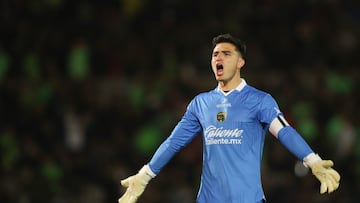 Sebastian Jurado of Juarez during the 6th round match between FC Juarez and Monterrey as part of the Liga BBVA MX, Torneo Clausura 2025 at Olimpico Benito Juarez Stadium, on February 08, 2025 in Ciudad Juarez, Chihuahua, Mexico.