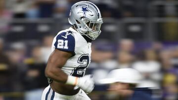 MINNEAPOLIS, MN - DECEMBER 1: Ezekiel Elliott #21 of the Dallas Cowboys on field during pregame warmups before facing the Minnesota Vikings on December 1, 2016 at US Bank Stadium in Minneapolis, Minnesota.   Hannah Foslien/Getty Images/AFP
 == FOR NEWSPAPERS, INTERNET, TELCOS &amp; TELEVISION USE ONLY ==