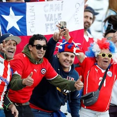 Las bellas postales de la previa entre Chile y Argentina