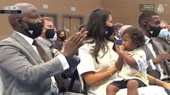 No pasó desapercibido: la actitud del padre de Alaba tras el vídeo de presentación