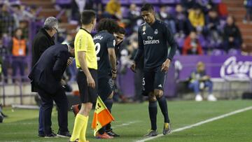 El desplante de Marcelo a Solari en el cambio por Reguilón