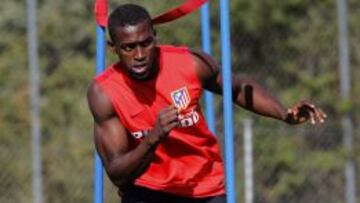 Jackson Martínez se entrena con máxima intensidad en el Atlético.