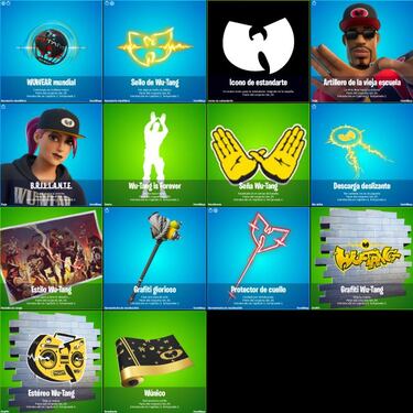Fortnite x Wu-Tang Clan: nuevos skins ya disponibles