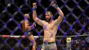 Dominick Reyes y Jon Jones tras el UFC 253.