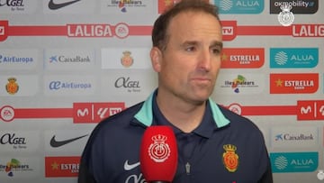 Jagoba Arrasate, entrenador del RCD Mallorca.