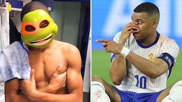 El apodo nació como una broma por su parecido con los personajes de las caricaturas, pero con el tiempo se volvió en una marca. Mbappé es rápido, ágil y letal, como una tortuga mutante armada con sus nunchakus.
