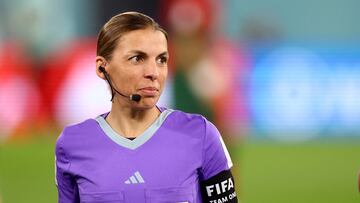 Soccer Football - FIFA World Cup Qatar 2022 - Group H - Portugal v Ghana - Stadium 974, Doha, Qatar - November 24, 2022 Fourth official Stephanie Frappart before the match REUTERS/Hannah Mckay