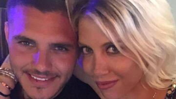 Mauro Icardi y Wanda Nara durante sus vacaciones 2018 en Ibiza.