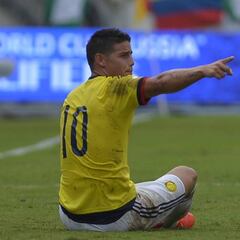 James es el cuarto goleador histórico de Selección Colombia