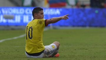 James Rodr&iacute;guez es una de las figuras de la Selecci&oacute;n Colombia.