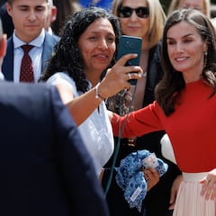 La reina Letizia, fotografiada de incógnito