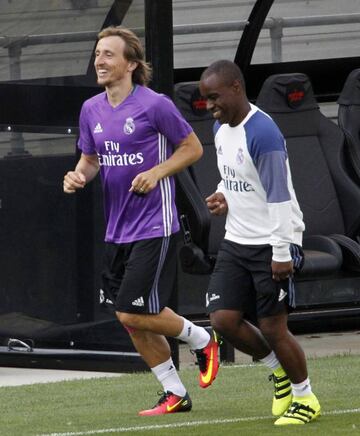 Modric does some light work in Colombus