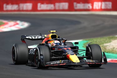 Checo Pérez busca respuestas en las prácticas del GP de Italia