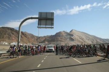 Quinta etapa del Tour de Omán de 151,5 kilómetros entre Al Sawadi Beach y Ministry of Housing.